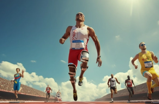 Chasing Glory: The Spirit and Stride of the Olympic Dream